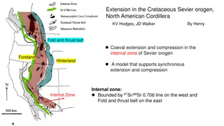 Crustal Deformation in Sevier Orogen: Extension and Compression