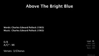 Bright Blue Lyrics and Images Collection