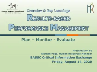 Effective Strategies for Results-Based Performance Management