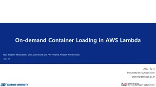 Efficient Container Loading in AWS Lambda for Scalable Operations