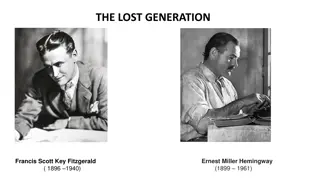 Exploring The Lost Generation: Hemingway, Fitzgerald, and Traumas