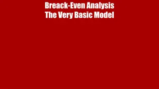 Understanding Break-Even Analysis and Supply Chain Management Basics