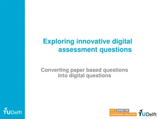 Transforming Paper-Based Questions into Innovative Digital Assessments