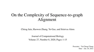 Sequence-to-Graph Alignment Complexity Study
