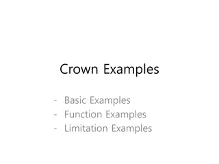 Explore Crown Programming: Basic Examples and Limitations