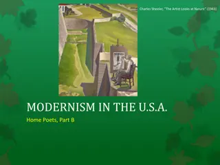 Exploring Modernism in American Art and Poetry