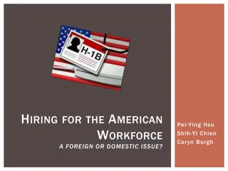 Hiring for the American Workforce: Foreign or Domestic Issue?