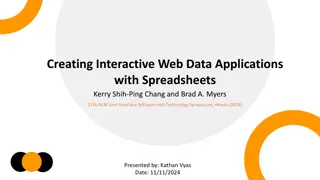 Interactive Web Data Applications with Gneiss: Empowering End-Users