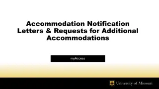 Generate Accommodation Notification Letters & Requests Easily