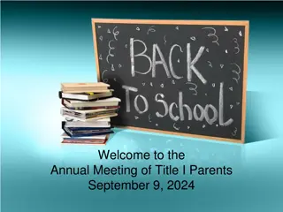Understanding Title I Schools and Parental Engagement