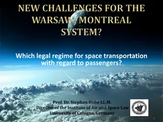 Legal Regime for Space Transportation with Passengers: Insights by Prof. Dr. Stephan Hobe