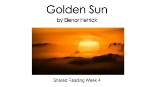 Magical Ode to the Golden Sun - Elenor Hetrick Shared Reading