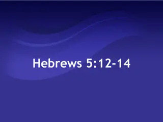 Understanding Right and Wrong According to Hebrews 5:12-14