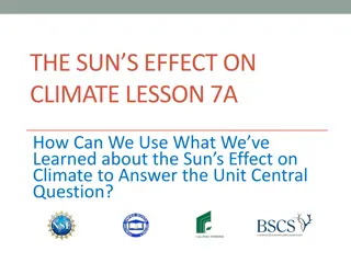 Utilizing Solar Influence on Climate for Understanding Earth's Temperature Variations
