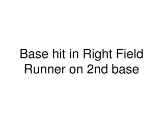 Base Hit in Right Field - Baseball Play Highlights