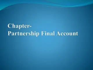 Partnership Final Account