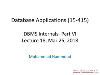 Exploring External Sorting in Database Applications