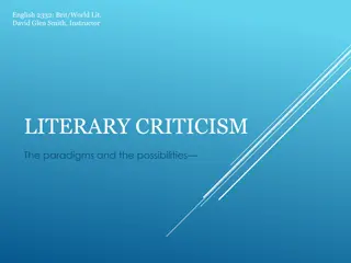 Understanding Psychoanalytical Criticism in Literature