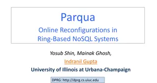 Ring-Based NoSQL Systems: Reconfigurations and Key-Value Stores