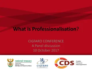 Understanding Professionalisation and Public Financial Management in Government Sector