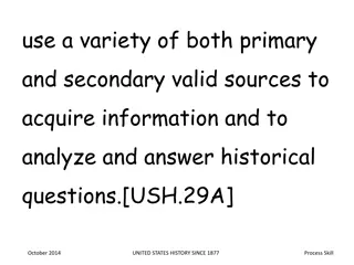 Skillful Analysis and Understanding of Historical Sources