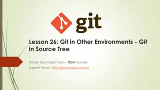 Working with Git in SourceTree - GUI for Git Operations