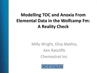 Anoxia Modelling and TOC Analysis in Wolfcamp Formation