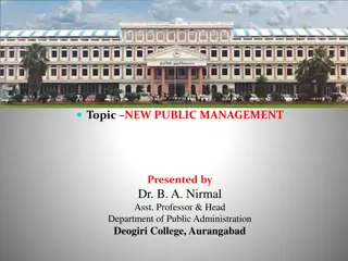 Understanding New Public Management in Government Administration