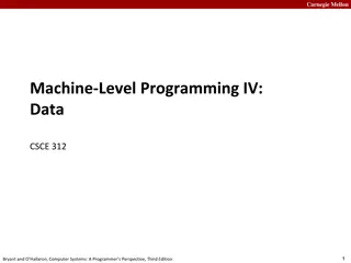 Machine-Level Programming IV at Carnegie Mellon University