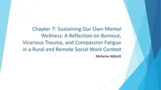 Sustaining Mental Wellness in Social Work: Burnout & Compassion Fatigue