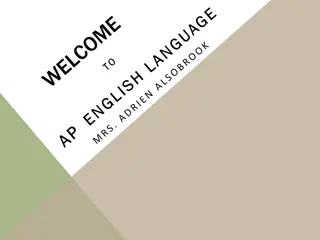 AP English Language and Composition Course Overview