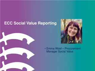 ECC Social Value Reporting and Evaluation Framework