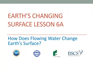Understanding How Flowing Water Shapes Earth's Surface