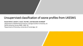 Unsupervised Classification of Ozone Profiles from UKESM1