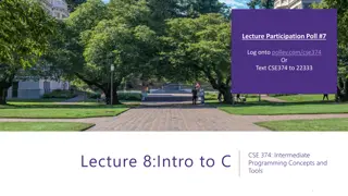 Intermediate Programming Concepts: A Dive into CSE 374