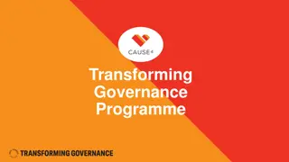 Transforming Governance Programme by Cause4