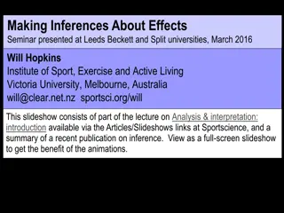 Inference and Analysis in Sport Science Seminar Insights