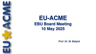 EU-ACME Board Meeting & Key Functions Overview
