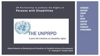 Priority Objectives in Promoting Rights of Persons with Disabilities
