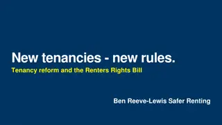 Tenancy Reform and the Renters Rights Bill: Overview of New Rules