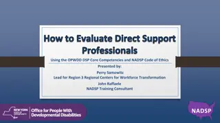 Effective Evaluation of Direct Support Professionals: Strategies and Tools