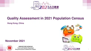 Population Census 2021 Quality Assessment Hong Kong
