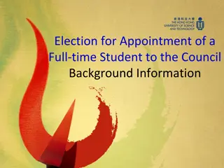 Appointment of Full-time Student to University Council - Governance and Responsibilities
