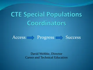 Special Populations Coordinator in Career and Technical Education Programs