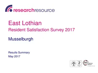 Insights from East Lothian Resident Satisfaction Survey 2017