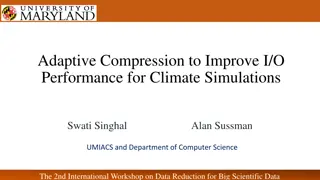 Enhancing I/O Performance for Climate Simulations Through Adaptive Data Compression