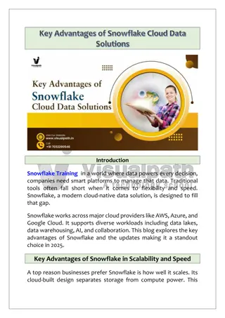 Join Snowflake Training – Learn Cloud Data