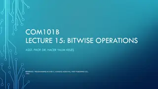 Understanding Bitwise Operations in C Programming