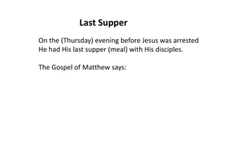 Last Supper, Good Friday, and Easter: Significance in Christian Faith