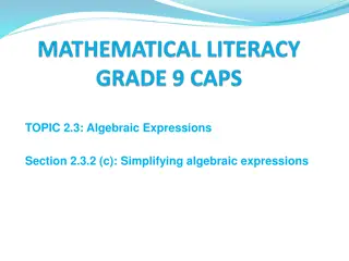 Simplifying Algebraic Expressions: Understanding Squares, Cubes, and Roots